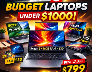 Top 5 Budget Laptops Under $1000 (2026 Guide)
